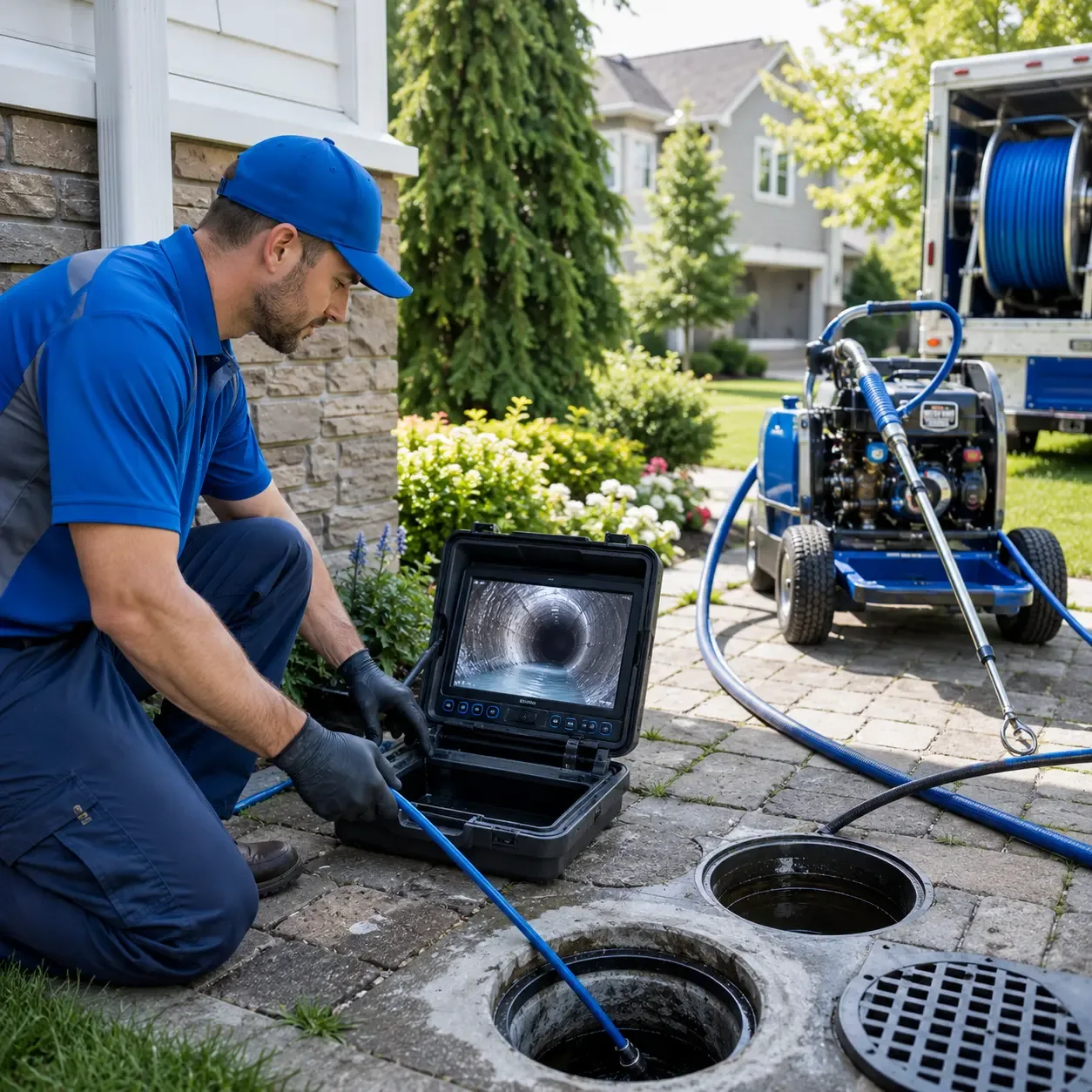 Outdoor drain cleaning professionals serving Johnsonville, NY